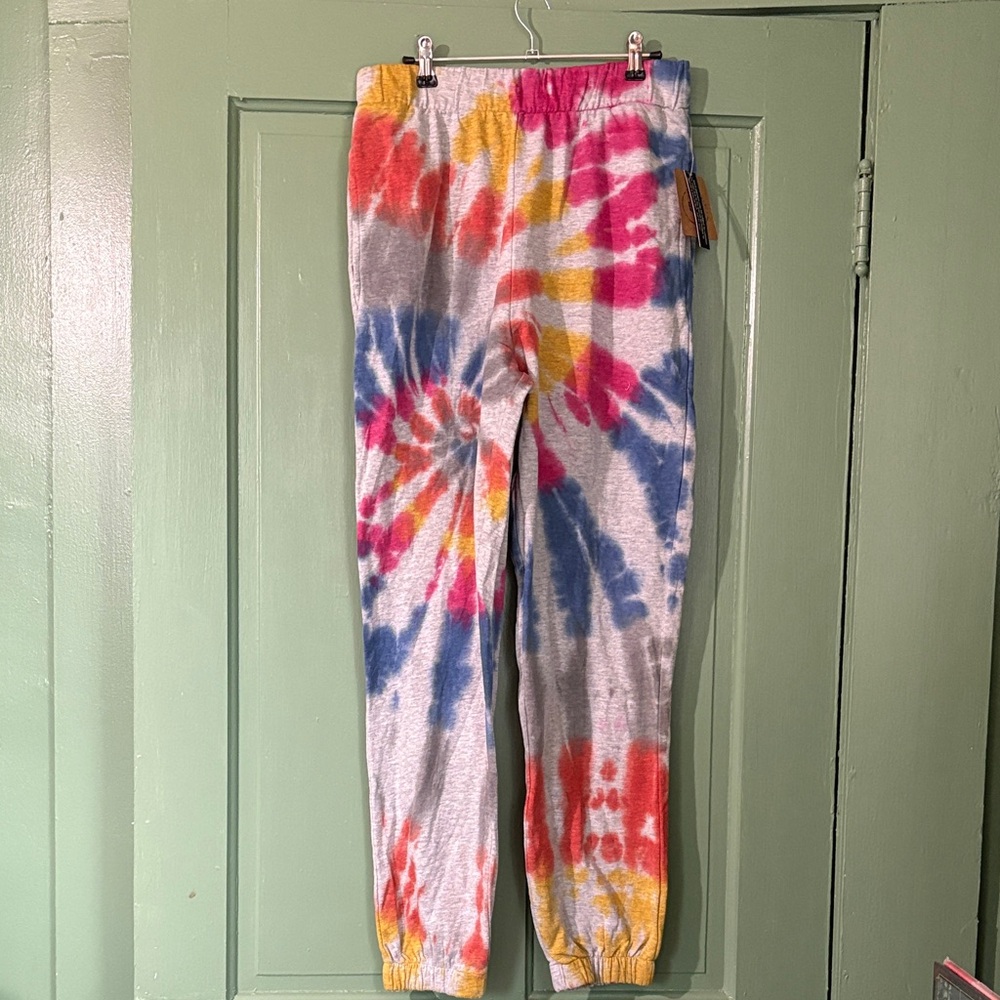 Urban Rebel – Grey Colorful Tie-Dye Women's Joggers/Sweatpants – Medium – NWT